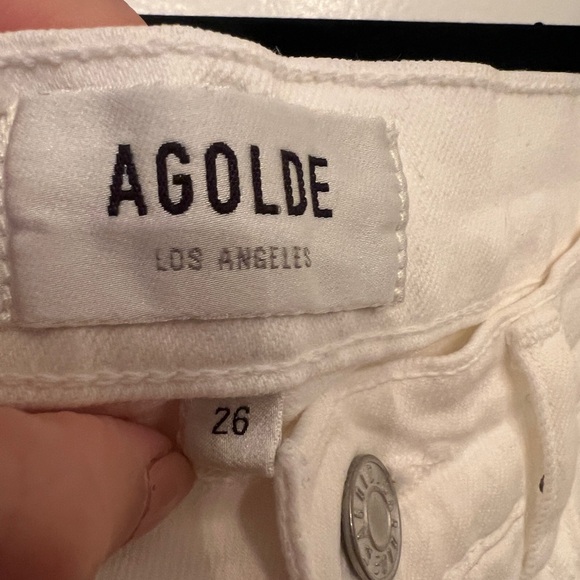 AGOLDE Riley Crop High-Rise Straight Jeans - Picture 3 of 4